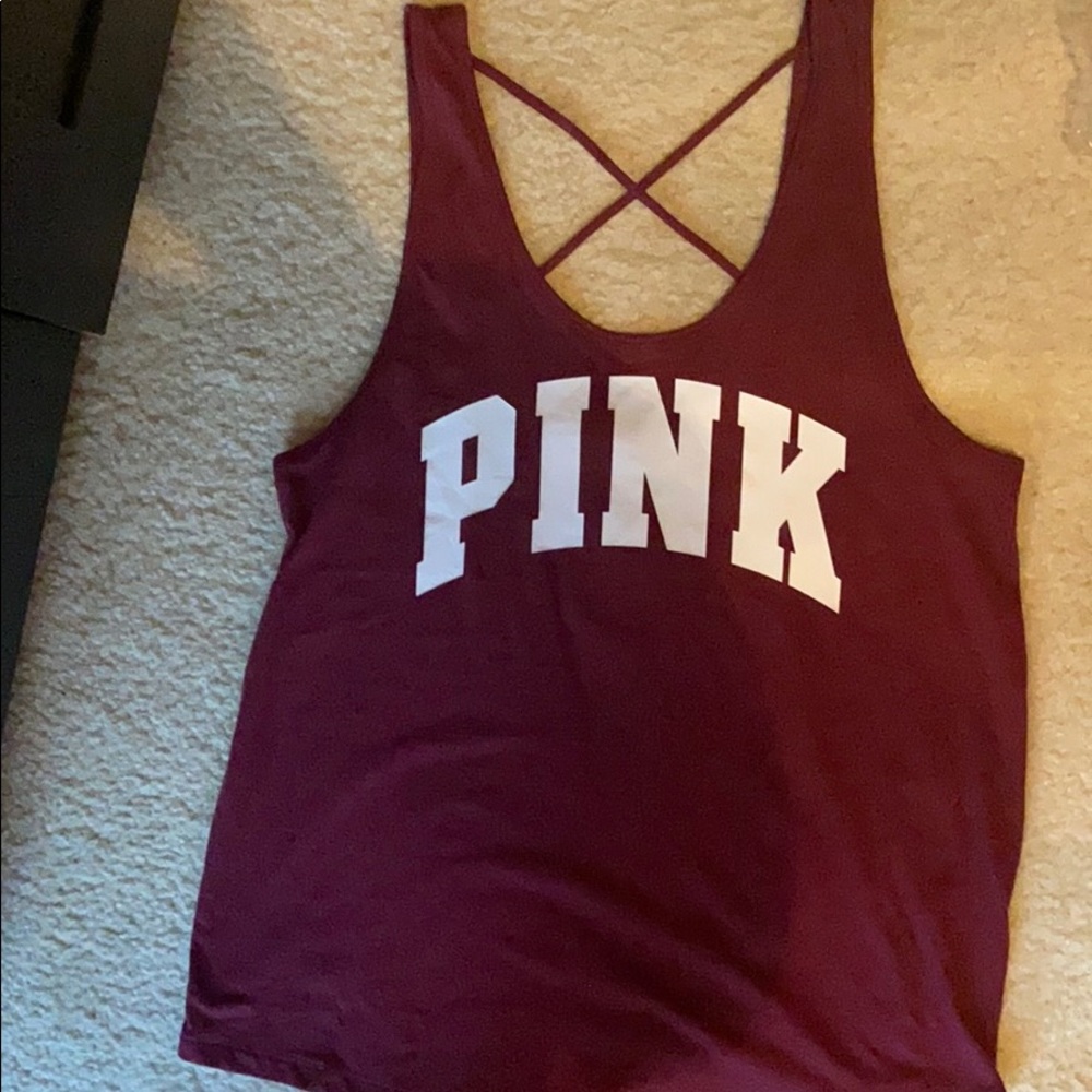 PINK sleeveless top
